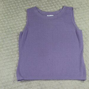 NWOT Dress Barn Women's Large Lavender Sleeveless Sweater